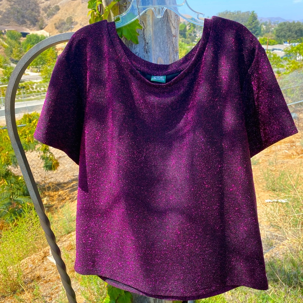 Wild Fable sparkly pink crop top M
